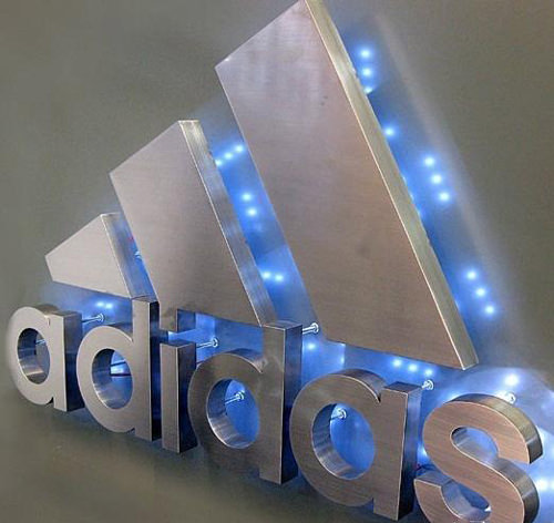 嘉興廣告公司精品不銹鋼發光字制作